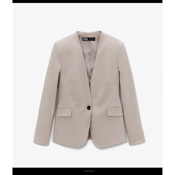 Zara Lapelless Blazer & Pant Suit Set (M) - Picture 2 of 10